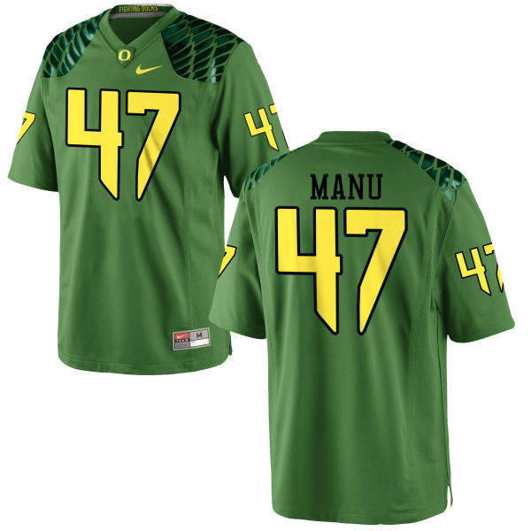 Men #47 Rex Manu Oregon Ducks College Football Jerseys-Apple Green